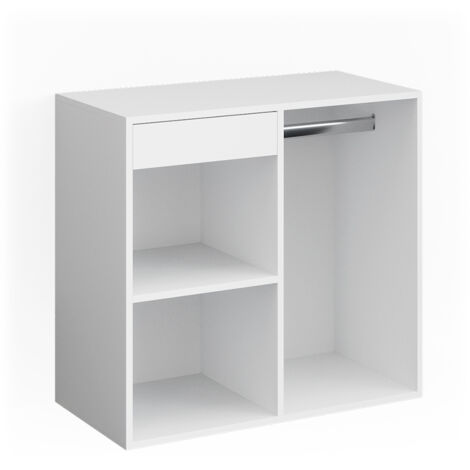 Anstellschrank Isabelle, Weiß, 80.1 x 75 cm, Vicco