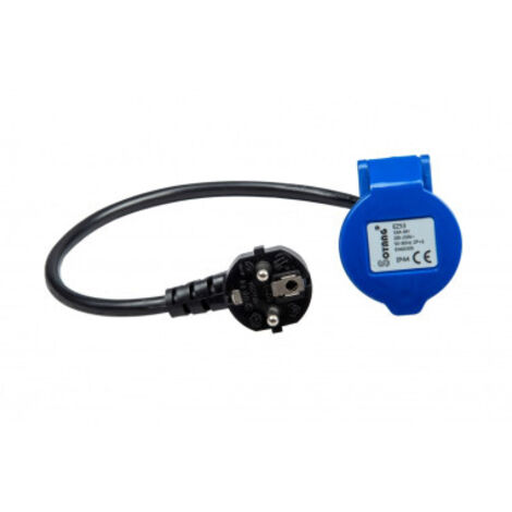 ANTARION Adaptateur Femelle P17 - 230 V 1.5m Pour Camping-Car