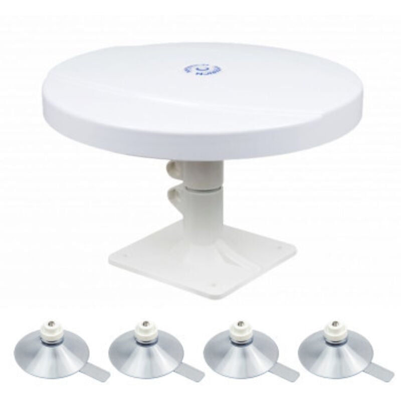 Antenne tnt passive omnidirectionnelle Camping Car + 4 ventouses - Antarion