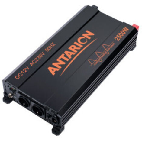 ANTARION Convertisseur de tension Pur Sinus 2500W 12V/230V Camping-Car