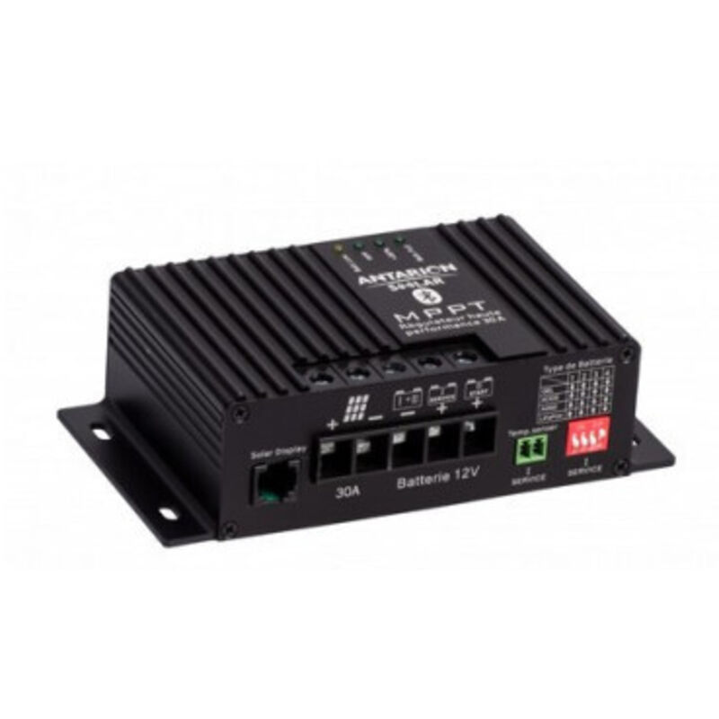 Kit de pose Régulateur de charge pour panneau solaire MPPT30A Bluetooth - Antarion