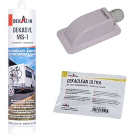 ANTARION Kit de Pose Solaire avec Passe-toit Cartouche et Lingette Sans Régulateur
