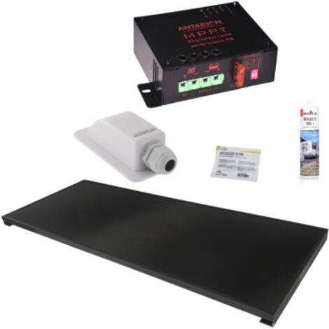 ANTARION KIT Panneau Solaire ALL BLACK 170W + Régulateur + Câble