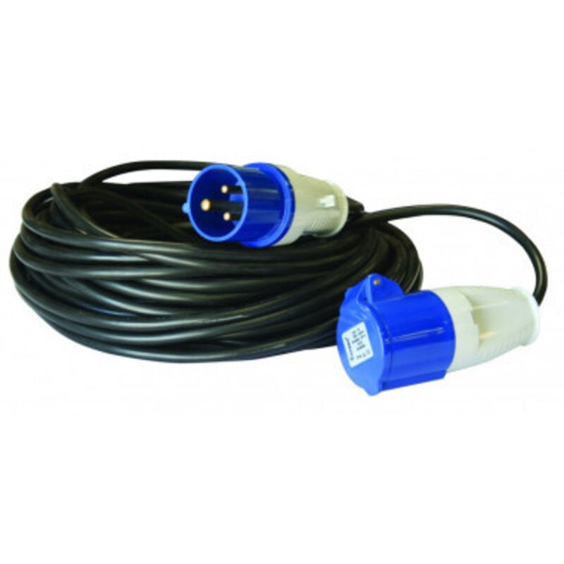 Rallonge Electrique 15m Prise P17 pour raccordement borne Camping Car - Antarion