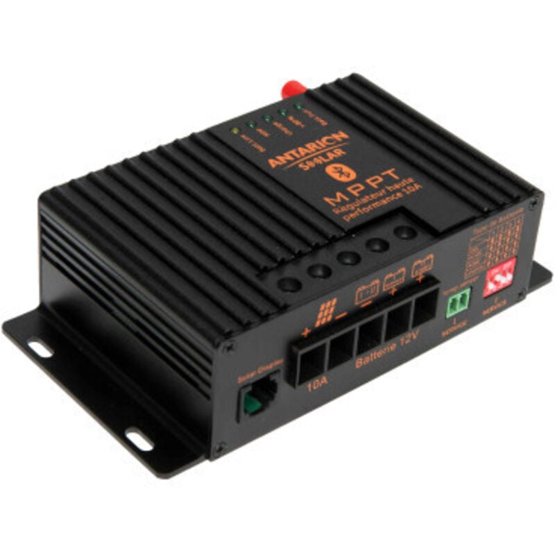Régulateur de Charge Solaire mppt 160W 10A Bluetooth Androïd ios - Antarion