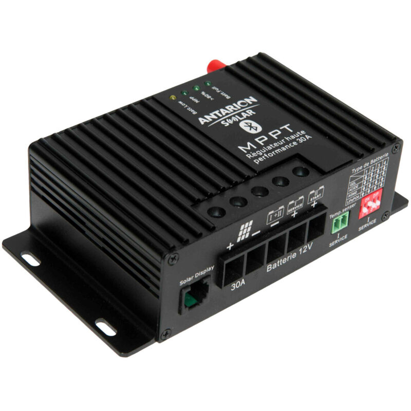 Régulateur de Charge Solaire mppt 480W 30A Bluetooth Androïd ios - Antarion