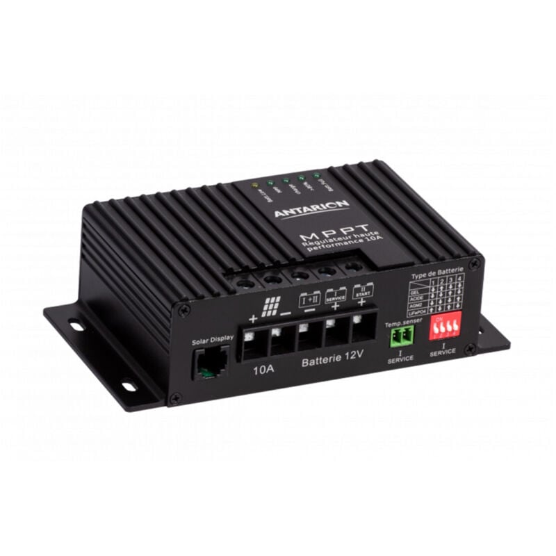 Régulateur de Charge Solaire mppt 160W 10A Meilleur rendement - Antarion