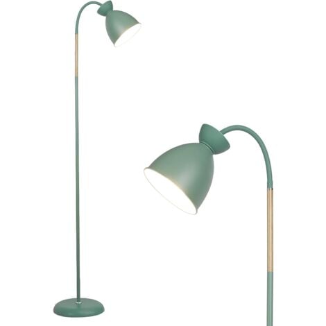 ANTEN Noir E27 Hauteur 159CM, Lampe Sur Pied De Salon Chambre Lampadaire rétro en métal Sans Ampoules