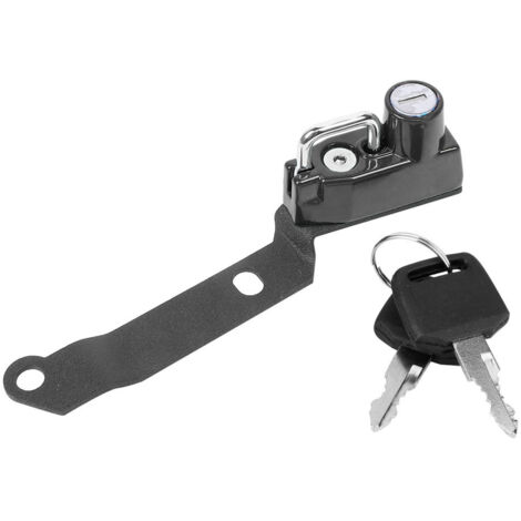 Antena antirrobo con cierre para casco Yamaha MT-25 MT-03 R25 R3 2014-2019, aluminio, negro