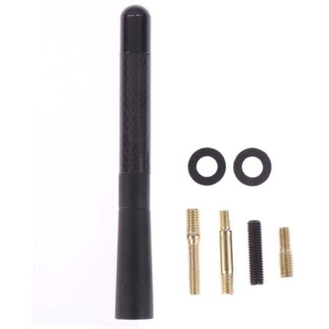 Antena corta de fibra de carbono KZQ Mazdaspeed estilo deportivo compatible con Mazda 2, 3, 5, 6, 3 Sport, MX-5, Miata, MX-5, CX-5 y todos los modelos