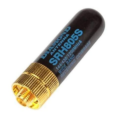 Antena de doble banda para Kenwood Baofeng Walkie Talkie  Negro