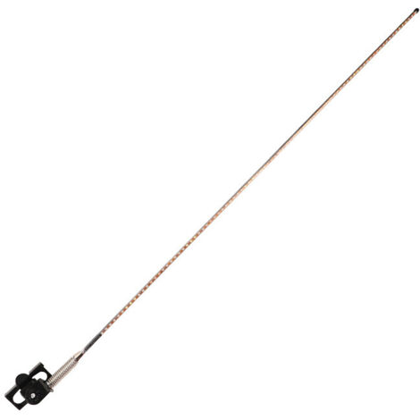 Antena de luz de 24 V para camión, mástil largo, antena de carreras colorida, luz de señalización decorativa universal modificada, mástil de bandera, luz de advertencia de 24 V para camión [Longitud 5