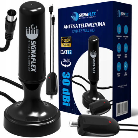 Antena de TV DVBT2 Signaflex HD-12E