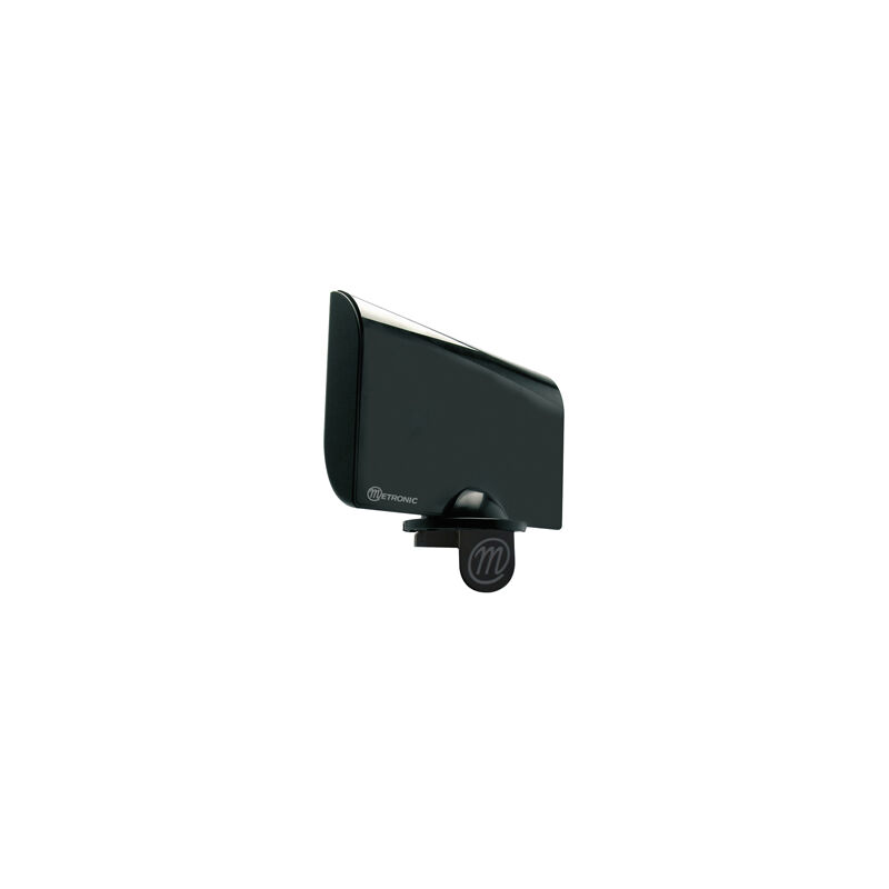 

Metronic 416998 - Antena TV TDT, interior para canales TV TDT gratuitos, portátil, plana, ganancia 26dB, con clip de sujeción, negro