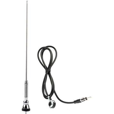 Antena universal para techo de coche de 18,5 pulgadas con radio AM/FM y rotación de 180°