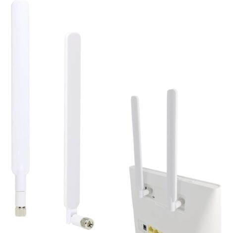 Antena Wi-Fi 4G LTE de doble banda, conector SMA, 10 dBi, 10 V, antena 4G, antena Wi-Fi para PC, compatible con routers 4G LTE B593s-850, B880, B890, B310 y B593, extensión de cámara móvil, tarjeta Wi