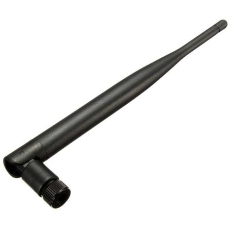 Antenna amplificatrice WiFi omnidirezionale RP-SMA WLAN da 2,4 GHz e 5 dBi per modem router