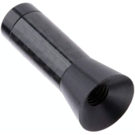 Antenna per auto in fibra di carbonio KZQ, antenna universale per auto, mini antenna radio corta da 3,5 cm per l'eliminazione dell'elettricità statica, potenziamento del segnale AM/FM (nero)