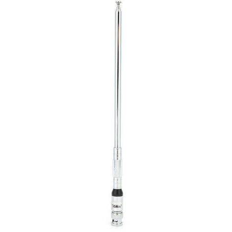 Antenna per auto VHF/UHF 118-136, gamma di frequenze aeree, asta lunga, interfaccia BNC pieghevole
