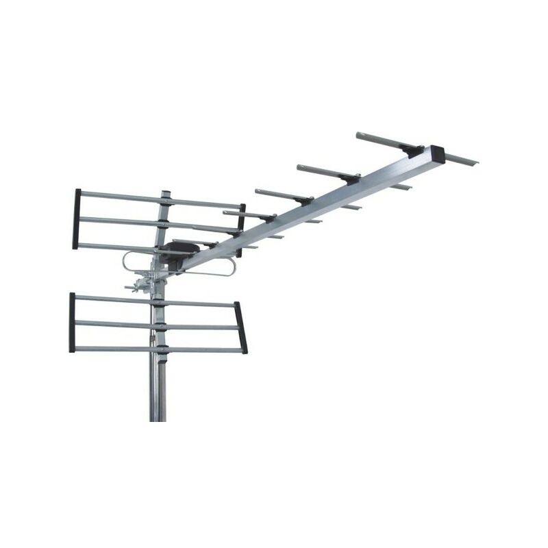 Antenna TV Digitale Terrestre Tripla 18dB Con Filtro 5G LTE - Per Segnale DVB-T/T2, UHF 21-48, 105cm - Foto 6