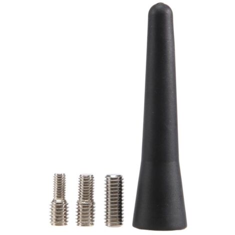 Antenna universale per auto 6,5 cm FM AM M5 M6 Mini accessorio per autoradio nero