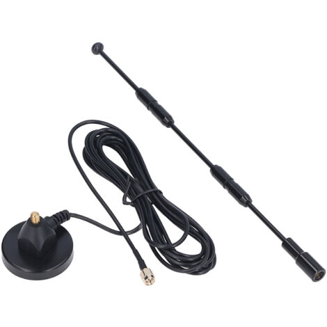 Antenne 4G Externe à Ventouse Haute Puissance - Tige en Cuivre pour Surveillance Sans Fil