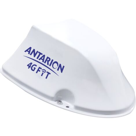 Antenne 4G FIT blanche pour voiture – Format aérodynamique – Amplification des signaux faibles – Connectivité jusqu'à 10 appareils – Antarion