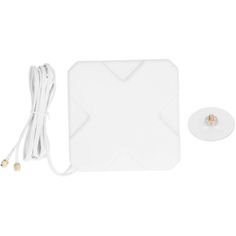 Antenne 4G LTE SMA Double Tête 35DBi Haute Performance pour Intérieur et Extérieur avec Ventouse