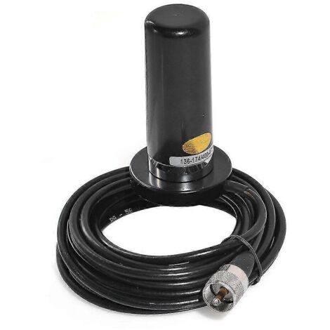 Antenne à base magnétique PL-259 pour radio CB mobile bi-bande VHF/UHF 143 MHz/444 MHz