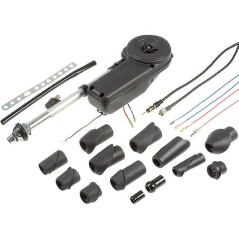 Antenne Aile electrique Automatique Chrome avec adaptateurs