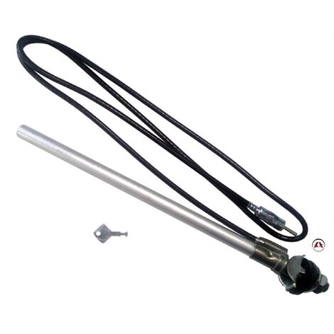 Antenne Aile Universelle - 4 brins - Telescopique - Chrome
