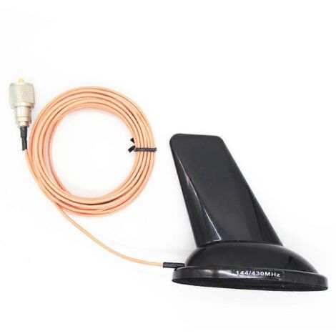 Antenne aileron de requin externe résistante à l'usure pour voiture, antenne bi-bande VHF/UHF 144/430 MHz