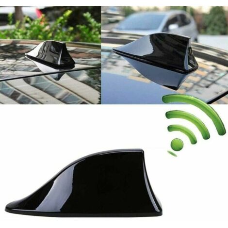 Antenne aileron de requin pour voiture, aileron arrière modifié pour toit, avec décoration d'antenne radio, sans perçage.