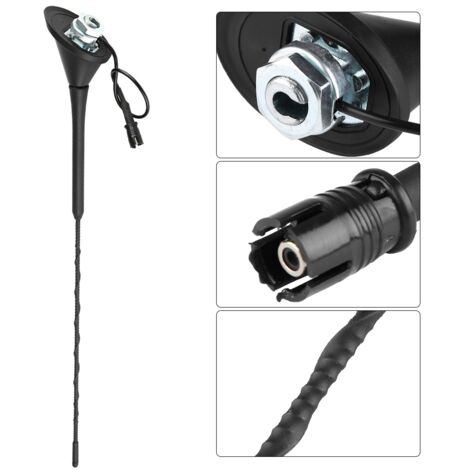 Antenne AM/FM pour Toiture - Support Mât Universel Compatible VW Golf, Jetta, Passat