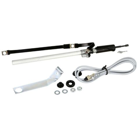 Antenne AM FM telescopique ISO 90cm Chrome compatible avec VW Golf 3 - 71