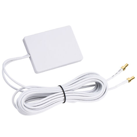 Antenne Amplificatrice Signal 4G LTE 28dbi pour Routeur Mobile Huawei E398 avec Connecteur TS9 Mâle