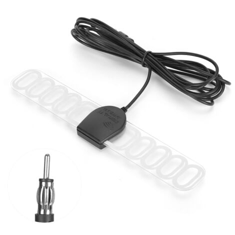 Antenne Automobile FM Radio TV 3M avec Amplificateur Signal 70‑1900 MHz