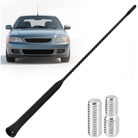 Antenne autoradio 28 cm, antenne de toit de remplacement universelle, antenne autoradio universelle pour tous les modèles de voiture, autoradio de haute qualité avec réception FM/DAB, OUYLAF