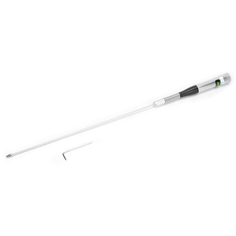Antenne bi-bande UHF SP-40 100 W pour talkie-walkie, taxis et voitures (argentée)-AquaForge