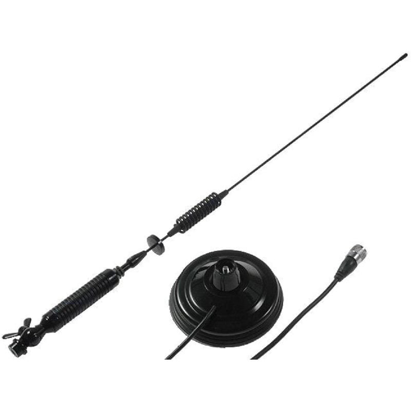 Adnauto - Antenne cb 0.72m 3dBi aimant noir diametre embase 115mm noir