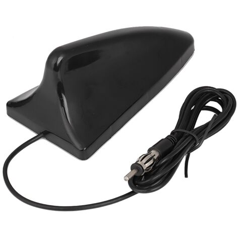 Antenne d'aileron de requin, mât aérien de toit résistant aux UV 12V universel pour voiture