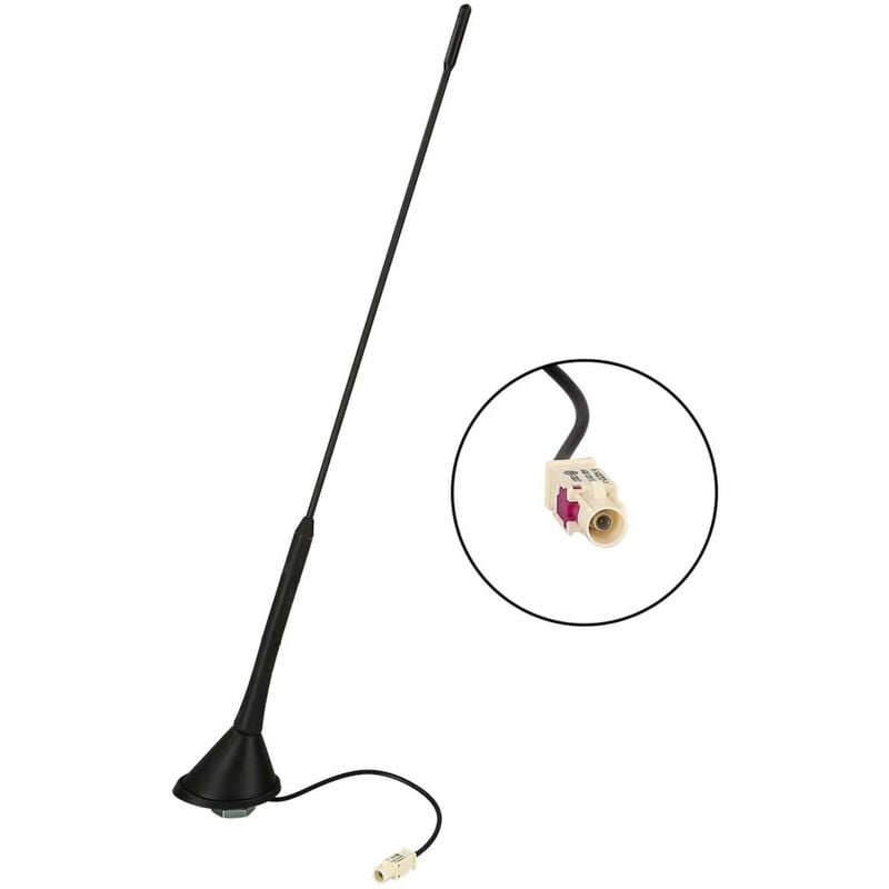 Antenne de toit am fm 40cm 76 degres style 16V passive