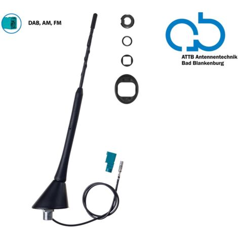 Antenne de toit AM FM inclinaison 76 compatible DAB+ passive