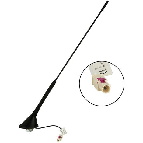 Antenne de toit AM-FM inclination 60 degres Alimentation 12V phantom