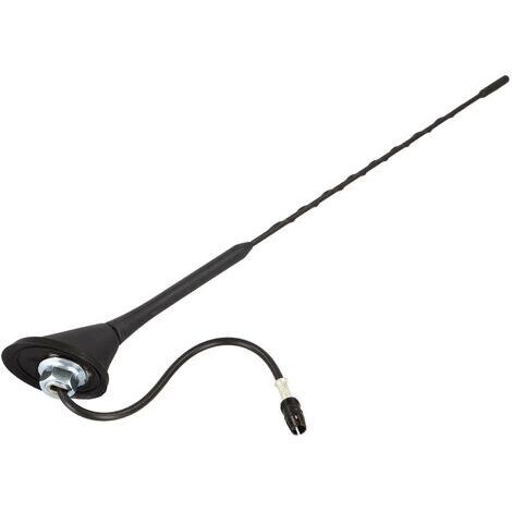 Antenne de toit AM FM style 16V 40cm compatible avec Fiat Panda 03-13
