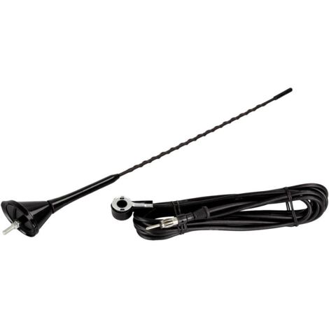 Antenne de toit AM FM universelle 4.5m non amplifiee