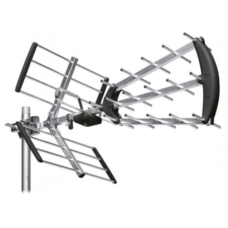 Antenne d'extérieur trinappe 20 dB à fiche F