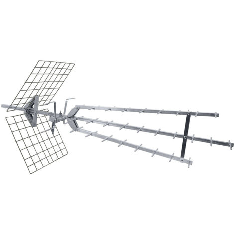 Antenne d'extérieur UHF amplifiée 43 dB