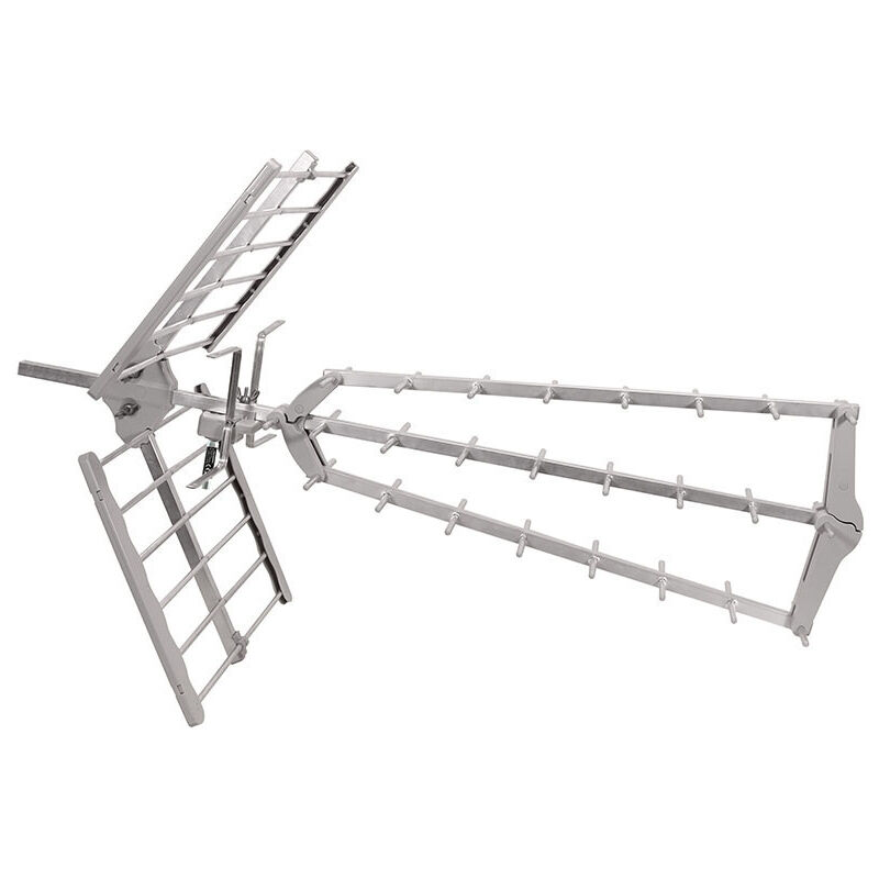 Antenne d'extérieur uhf trinappe amplifiée 42 dB