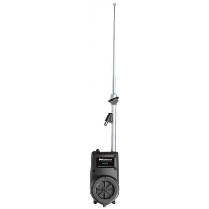 Antenne electrique automatique universelle chromee
